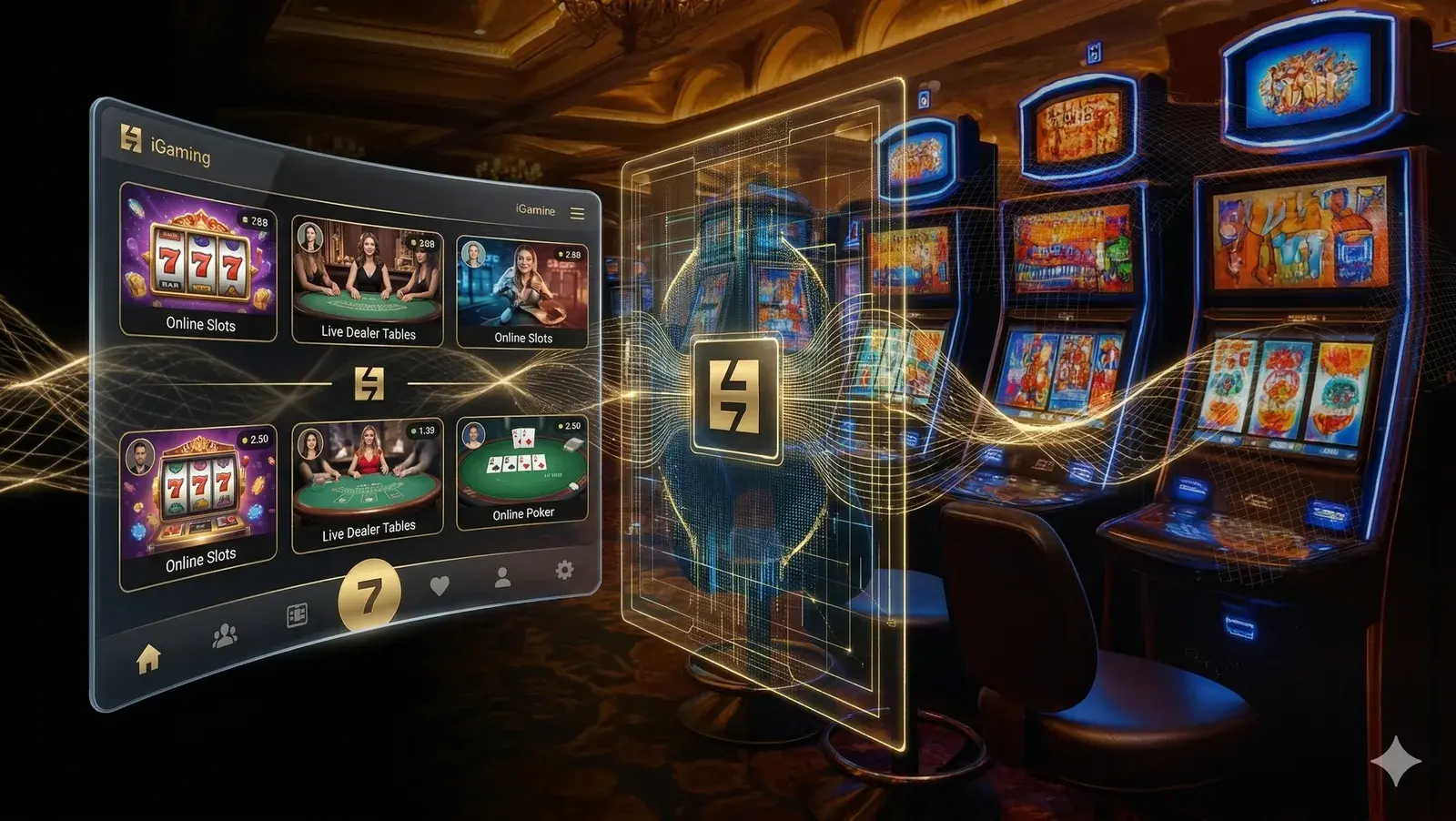 Hey Seven unifies land-based and online gaming — one intelligence layer